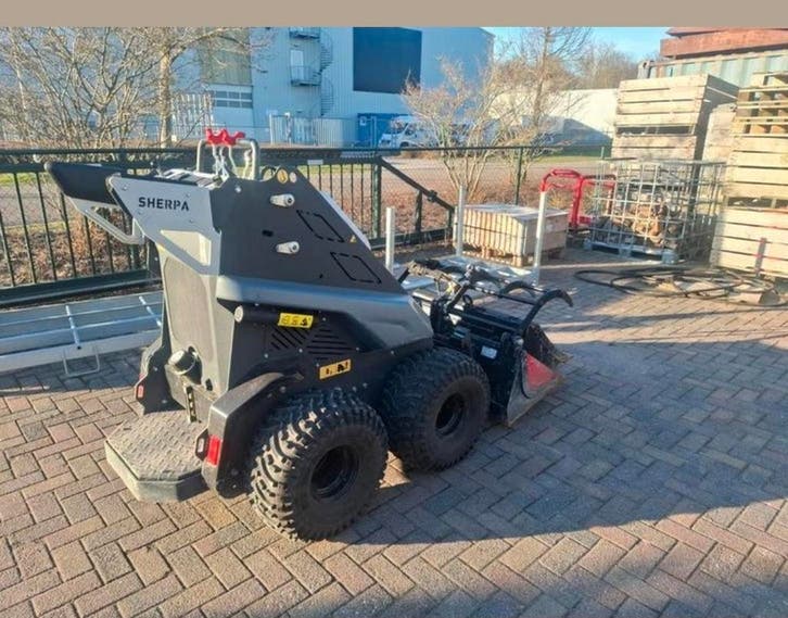 SHERPA Z50 miniloader (bijna NIEUW) AANKOOP of Lease!, Tuin en Terras, Overige Tuin en Terras, Gebruikt, Ophalen of Verzenden