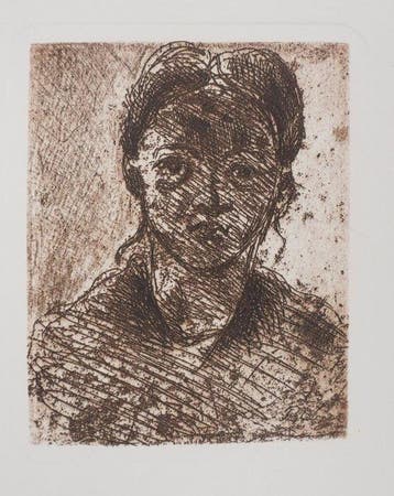Paul Cézanne (1839-1906) - Portrait de jeune fille, sœur de