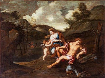 Pier Francesco Mola (1612 – 1666), Kring van - Rinaldo e