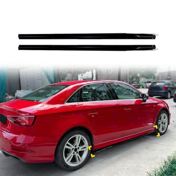 Side Skirts Voor Audi A3/A3 S Line/S3 8V (Sedan & Sportback), Auto-onderdelen, Ophalen of Verzenden, Nieuw