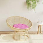 vidaXL Zitkussen rond Ø 60x11 cm oxford stof roze, Huis en Inrichting, Woonaccessoires | Kussens, Verzenden, Nieuw, Roze