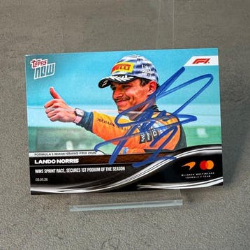 Mclaren - Topps Now - Miami GP 2026 Sprint Race Winner (026), Nieuw