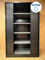 Ahrend roldeurkast - 195x120x45cm - zwart met zwarte rol..., Nieuw in verpakking