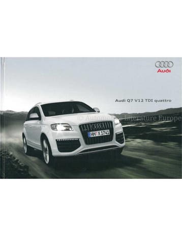 2009 AUDI Q7 HARDCOVER BROCHURE NEDERLANDS, Nieuw, Audi, Author
