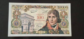 Frankrijk. - 100 Nouveaux Francs sur 10 000 Francs