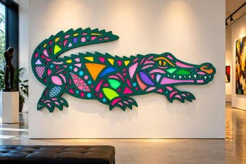 Krzysztof Gudanski - Crocodile - Animal Flow, Relief