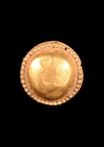 Viking periode Goud Gebogen appliqué. (Zonder minimumprijs)