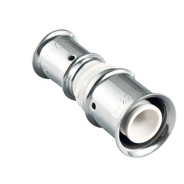 MultiTubo PPSU persfitting rechte koppeling 25 x 20 mm, Ophalen of Verzenden, Nieuw