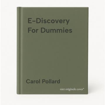E-Discovery For Dummies - Carol Pollard 9780470510124, Verzenden, Gelezen, Carol Pollard