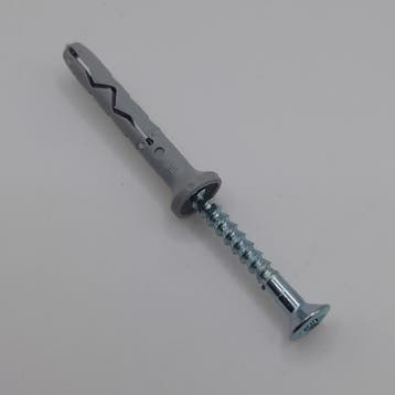 Slagplug Nylon verzonken 6x40 verzinkt (50st), Doe-het-zelf en Verbouw, Ophalen of Verzenden, Nieuw