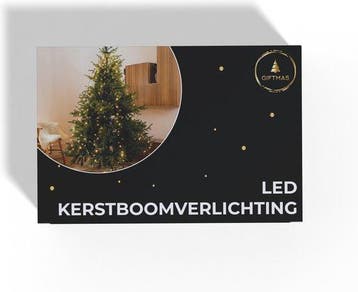 2dekans | Giftmas Kerstverlichting met 280 lampjes - 2 Meter, Diversen, Kerst, Ophalen of Verzenden, Zo goed als nieuw