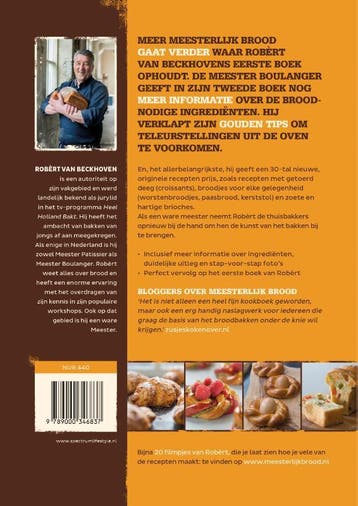Meer meesterlijk brood 9789000346837 Ria Bitter, Boeken, Verzenden, Zo goed als nieuw, Ria Bitter