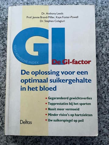 De GI-factor, Gelezen, Verzenden, Dr. Anthony Leeds, prof. Jennie Brand-Miller e.a., Gezondheid en Conditie