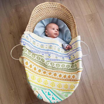 KATIA Rainbow Garden KAL 2026 - Kit S2 - Gebreide Babydeke, Ophalen of Verzenden, Nieuw
