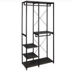 2. Houten Kapstok met Stalen Frame en Opbergplank, Verzenden, Nieuw