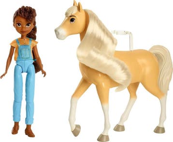 Mattel Spirit Pru &amp; Chica Linda - Pop en Paard, Ophalen of Verzenden, Zo goed als nieuw