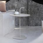 Bijzettafel Calimera champagne kleur staal Ø38 cm met handgr, Verzenden, Nieuw