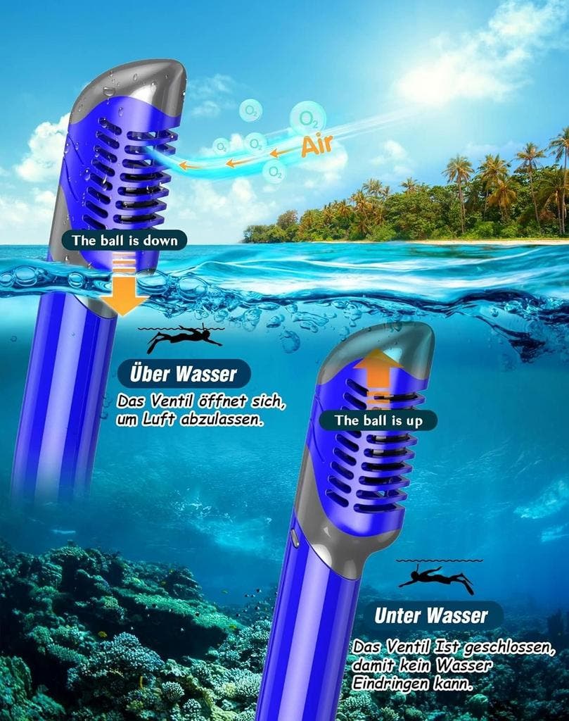 AQUALUNG TEKNIKA Duikmasker voor volwassenen, van gehard glas, stootvast frame, eenvoudig aan te passen, comfortabel, past zich aan alle gezichten aan, ideaal voor duiken, snorkelen
