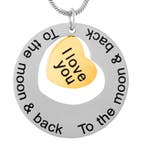 Ashanger, assieraad To the moon zilver/goud, Sieraden, Tassen en Uiterlijk, Kettinghangers, Nieuw, Zilver, Overige materialen