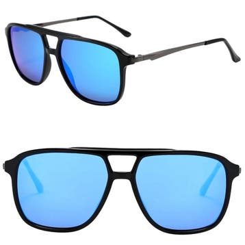 Fako Sunglasses - Zonnebril Vierkant - Polariserend -, Verzenden, Nieuw