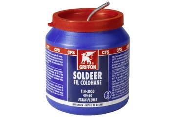 Griffon draadsoldeer tin lood 40 60 harskern 2 mm, 500 gram,, Verzenden, Nieuw
