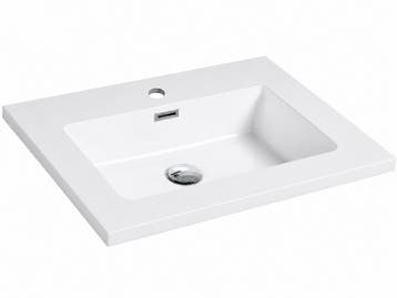 Badplaats Wastafel Angela 60 x 48 cm - Wit - Wasbak, Verzenden, Nieuw