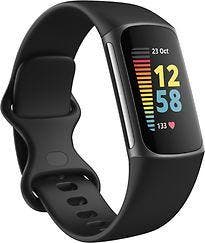 Fitbit Charge 5 zwart, Verzenden, Zo goed als nieuw