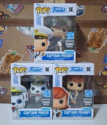 Funko - Funko Pop Captain Freddy, Captain Proto, Captain