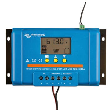 Victron BlueSolar PWM DUO-LCD&amp;USB 12/24V-20A, Ophalen of Verzenden, Nieuw