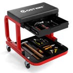 LIVSK Verrijdbare Werkplaatskruk - Draagvermogen 185 kg - Me, Verzenden, Nieuw