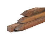 Azobé fijnbezaagd paal 6x6cm lengte 275cm Hudson Hout Almere, Tuin en Terras, Nieuw, Hout, Minder dan 3 meter, 2 meter of meer