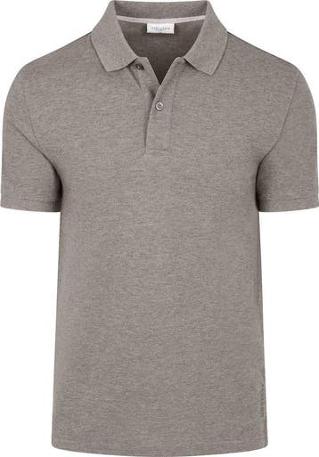 Profuomo Piqué Poloshirt Melange Bruin maat M Heren, Bruin, Nieuw, Profuomo, Verzenden