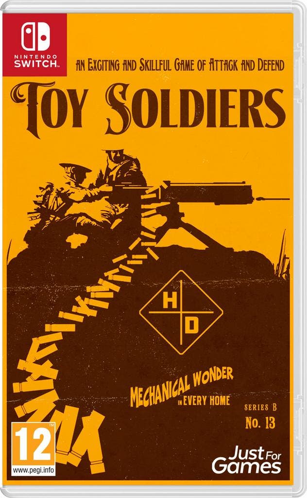 Switch Toy Soldiers HD, Spelcomputers en Games, Spelcomputers | Nintendo Switch, Zo goed als nieuw, Verzenden