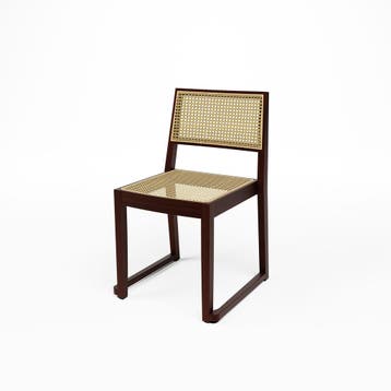 Stapelbare Horeca Stoel | Walnut | 50x50x84 cm | Set van 4, Verzenden, Nieuw in verpakking