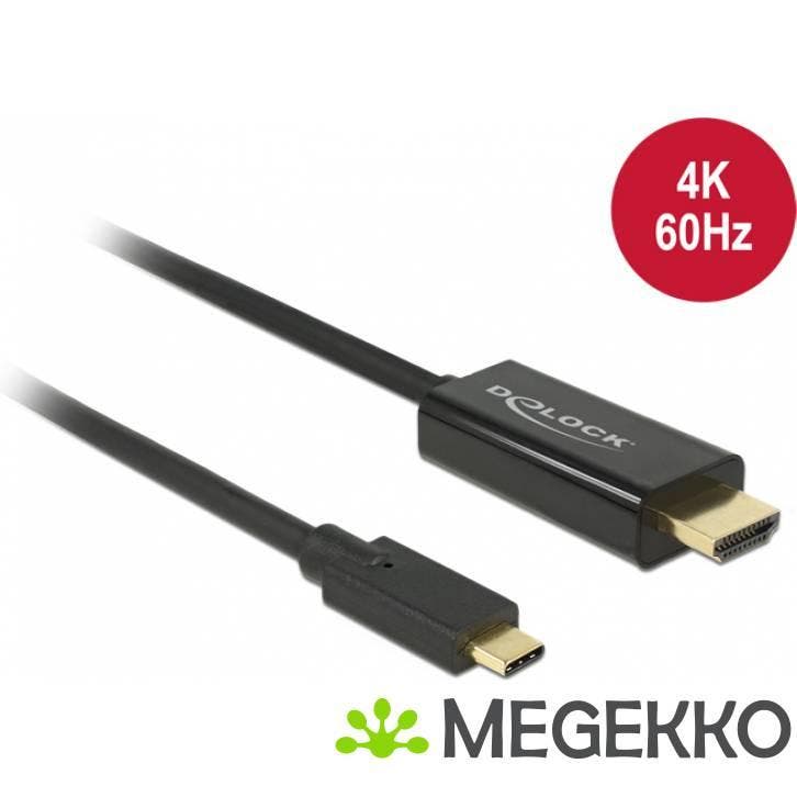 Delock 85292 Kabel USB Type-C male > HDMI male (DP Alt Mode), Computers en Software, Overige Computers en Software, Nieuw, Verzenden