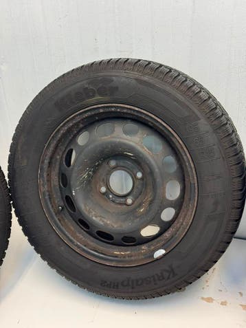 Citroen C4 bj.2010 15 inch winterset met banden 4x108, Gebruikt, 15 inch, Banden en Velgen, Winterbanden