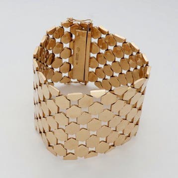 Armband - 14 karaat Geel goud, Sieraden, Tassen en Uiterlijk, Armbanden, Nieuw