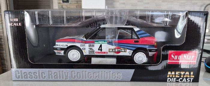 Sunstar 1:18 - Model sportwagen - Lancia Delta Integrale HF, Hobby en Vrije tijd, Modelauto's | 1:5 tot 1:12