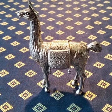 Figuur - Lama - .925 zilver