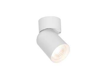 Veiling - 12x GU10 Opbouwspot Armatuur cilinder zand wit dra, Nieuw