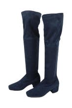 Manfield Laarzen in maat 38 Blauw, Hoge laarzen, Zo goed als nieuw, Manfield, Verzenden