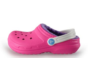 Crocs Slippers Meisjes in maat 13 Roze, Crocs, Verzenden, Jongen of Meisje, Schoenen