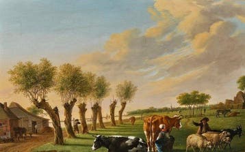 Heinrich Wilhelm Schweickhardt (1746-1797) - Bauernhof Weide