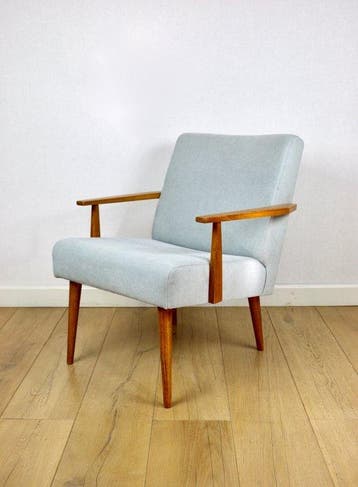 Lounge stoel - fauteuil - Beuken - Fauteuil Vintage