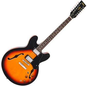 Vintage Semi-Acoustic 12 String Guitar - Sunburst, Verzenden, Nieuw