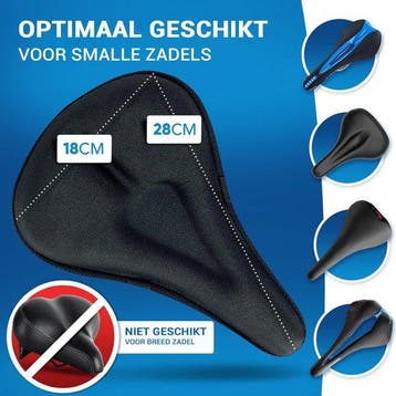 2dekans | NEXTCOVER® NIEUW Universele gel zadelhoes fiets, Ophalen of Verzenden, Zo goed als nieuw, Nextcover
