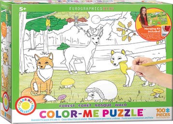 Eurographics puzzel Forest Color-Me van €13,99 voor €7,00, Ophalen of Verzenden, Nieuw