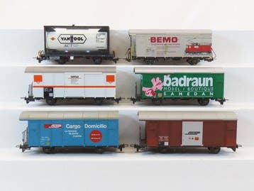 Bemo H0m - o.a. 2283 192/2283 106/2283 127 - Modeltrein, Nieuw