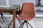 Eetkamerstoel - Elina  - Bruin  - PU-Leer - Jörn, Huis en Inrichting, Stoelen, Verzenden, Nieuw