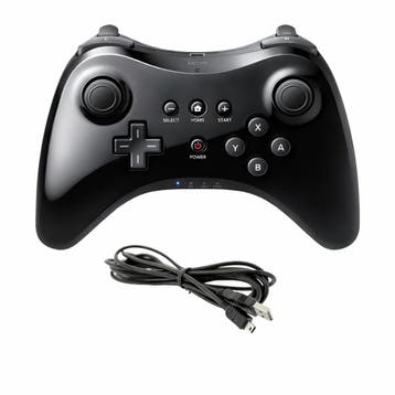 Pro Controller voor Nintendo Wii U - Zwart (Nieuw), Spelcomputers en Games, Verzenden, Nieuw